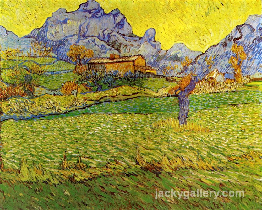 A Meadow in the Mountains, Van Gogh painting